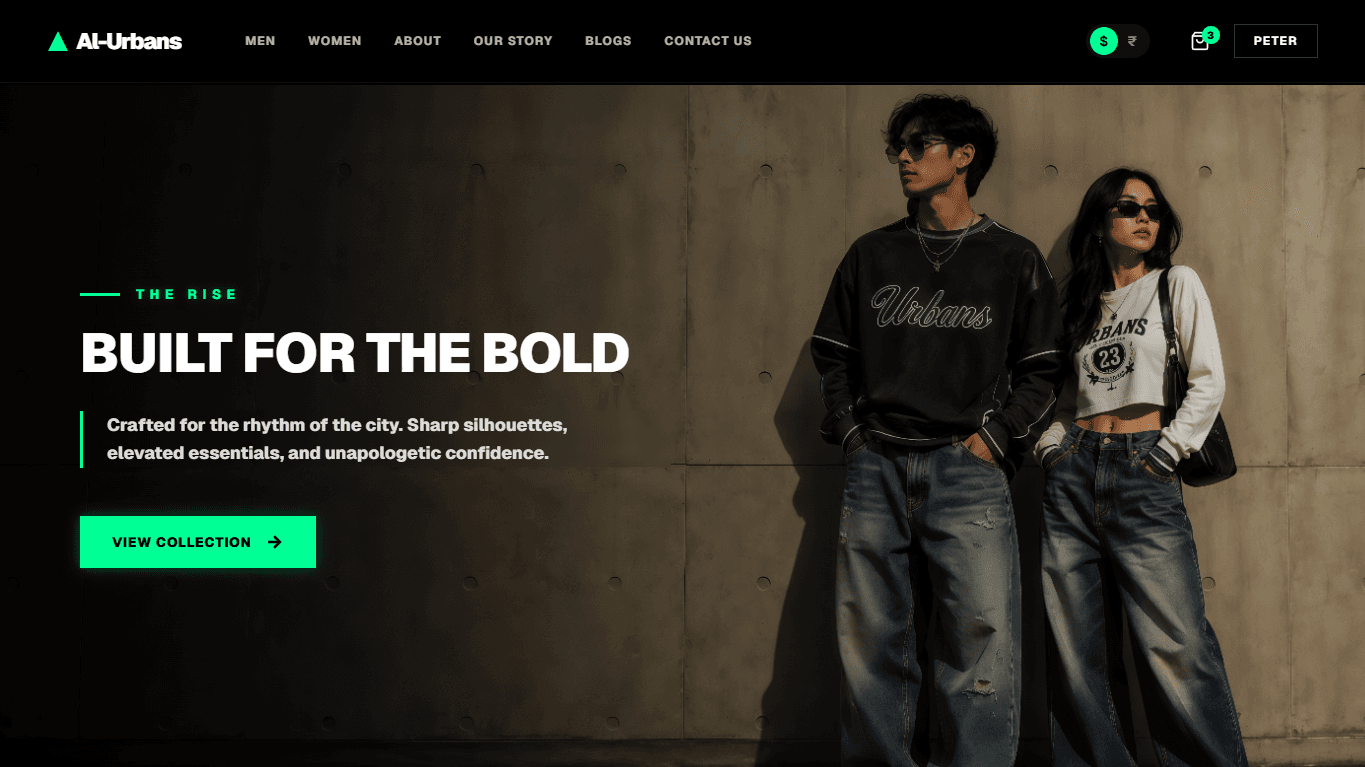 al-urbans - e-commerce case study thumbnail by PARTOFU