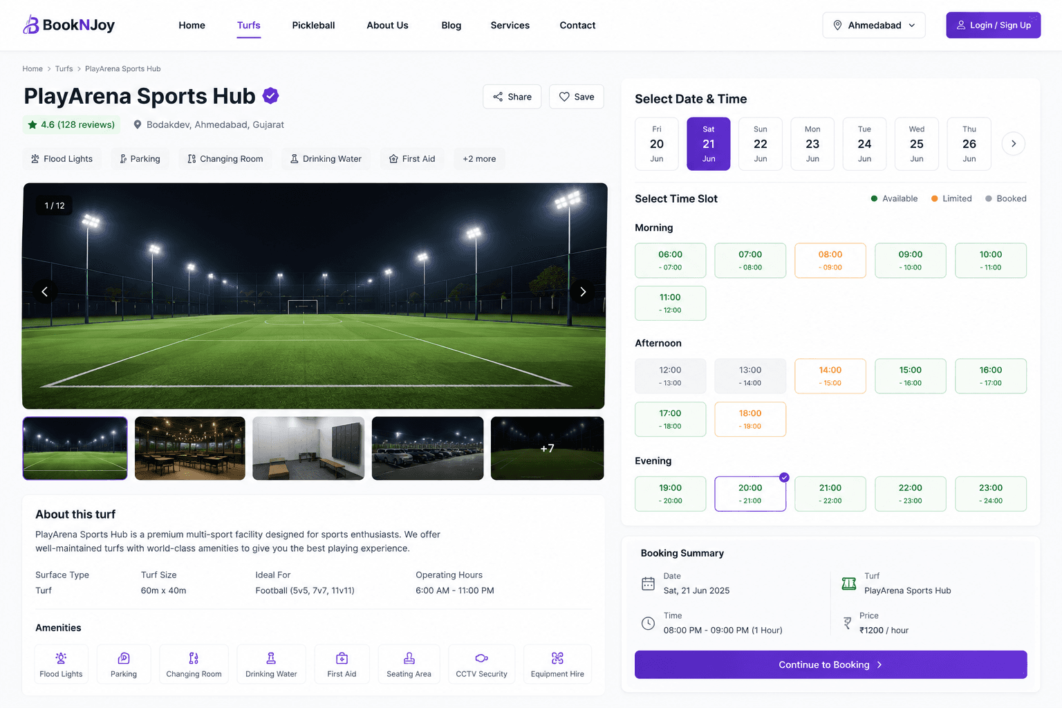 BookNJoy project screenshot 2 - PARTOFU case study