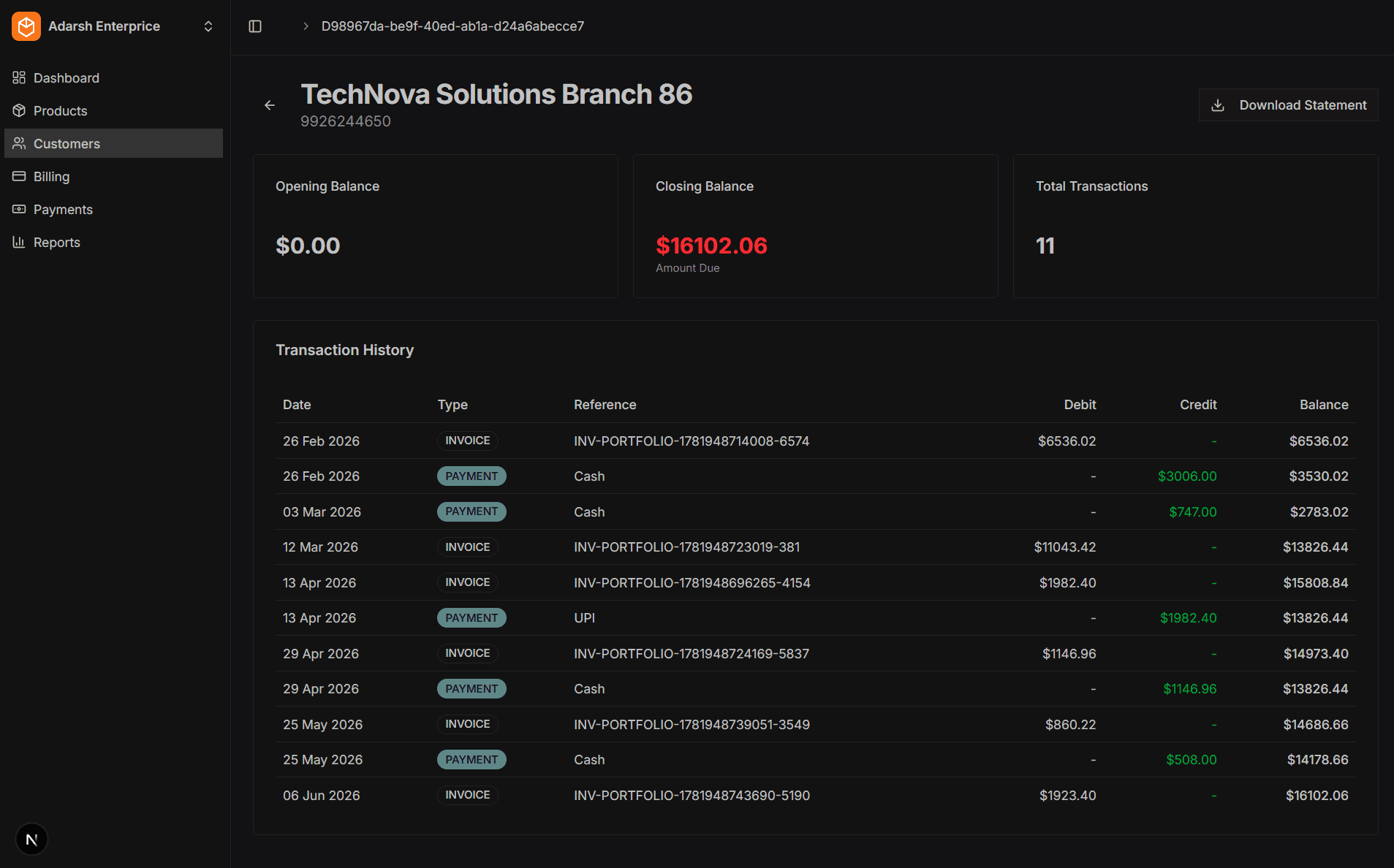 pack-ledger project screenshot 5 - PARTOFU case study