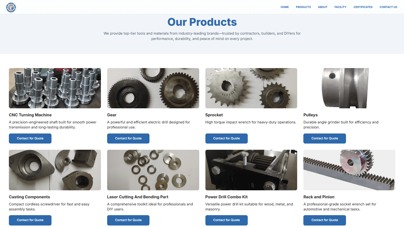 texwell-machinery project screenshot 2 - PARTOFU case study