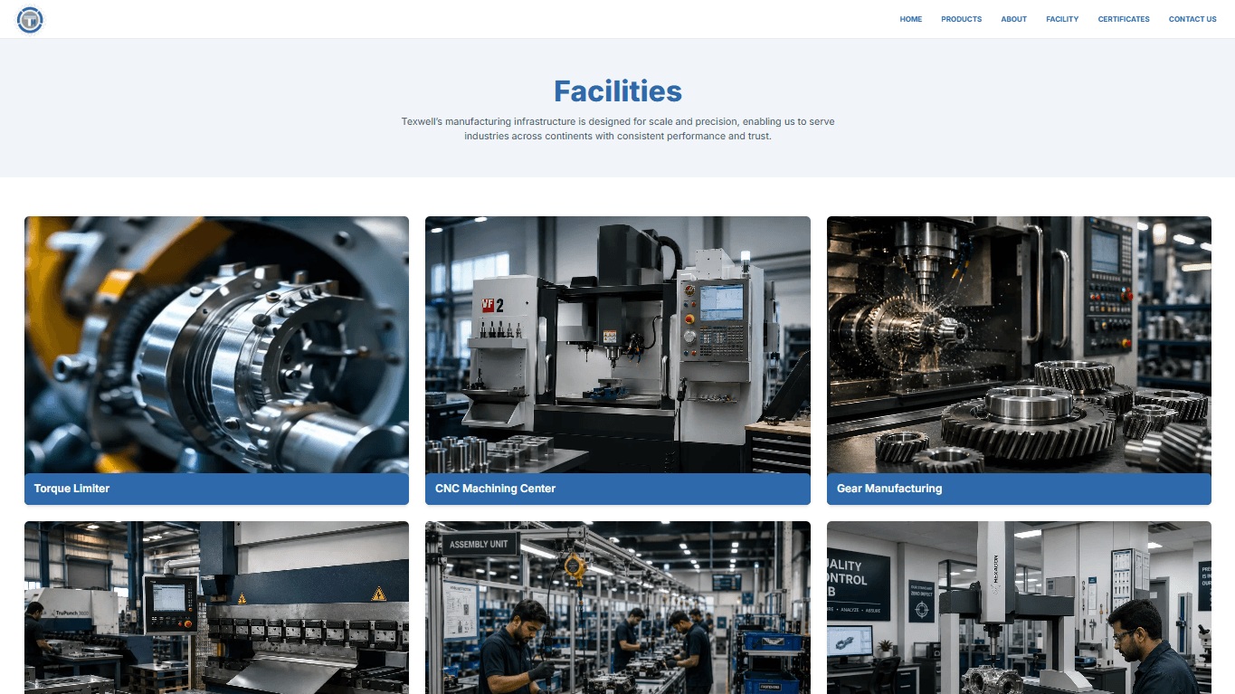 texwell-machinery project screenshot 3 - PARTOFU case study