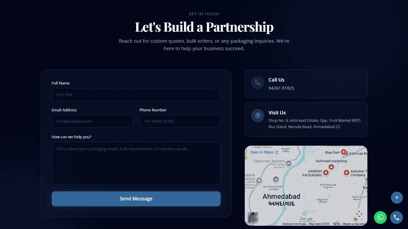 adarsh-enterprise project screenshot 8 - PARTOFU case study